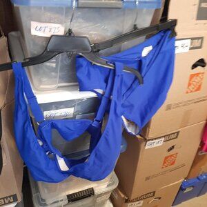 NEW ! Women Sire Two Pcs Bikini Bottome Side Tight  A Bow Blue Siz L